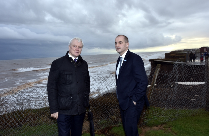 Graham with Coastal Communities Minister, Jake Berry MP