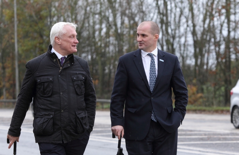 Graham Stuart MP and Minister for the Northern Powerhouse Jake Berry.