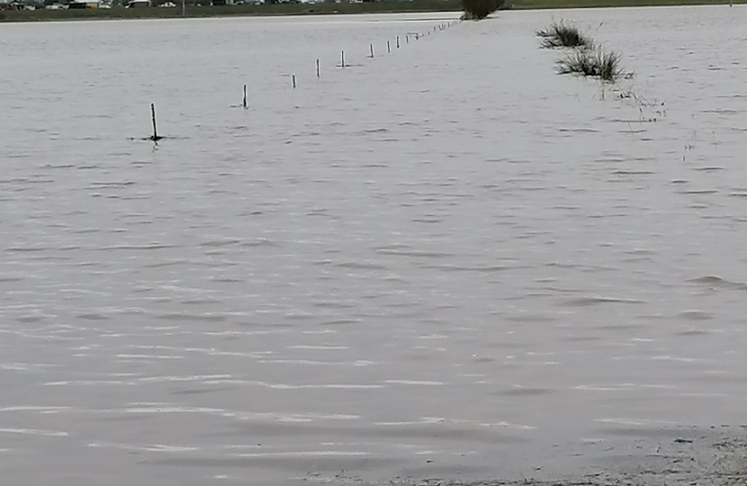 Flooding at Lakes Farm, Scorborough