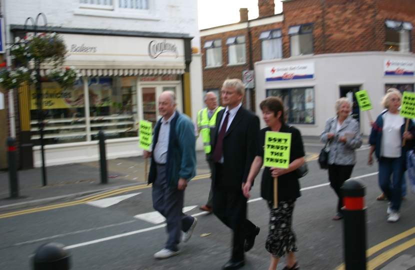 Graham Stuart MP march