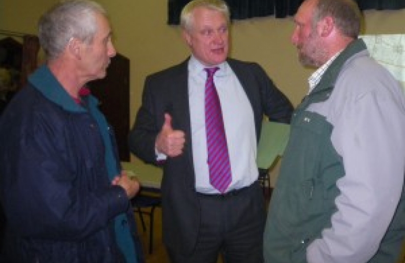 Graham meets with Skeffling residents.