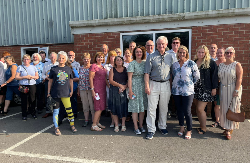 Graham Stuart MP with Mid Holderness Councillors and VOICE Meeting Attendees