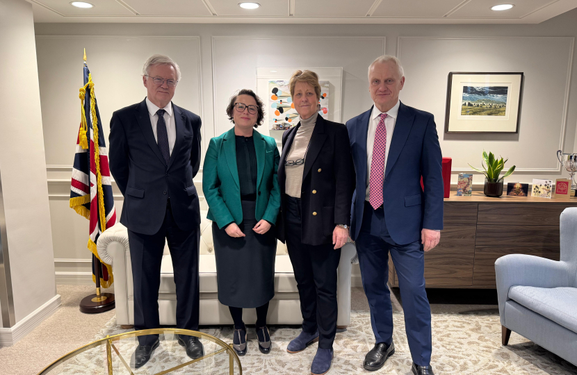 David Davis MP, Catherine McKinnell MP, Cllr Victoria Aitken and Graham Stuart MP