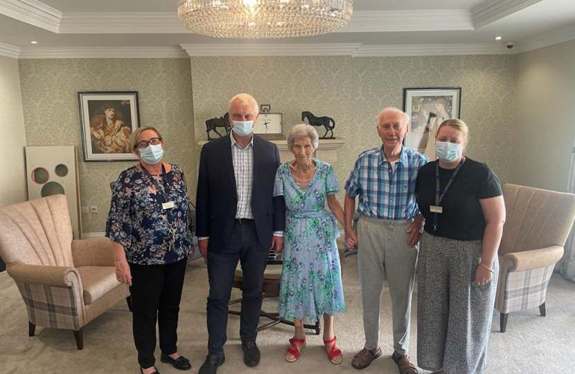 Graham Stuart MP Visits Beverley Parklands Care Home 24th June 2022