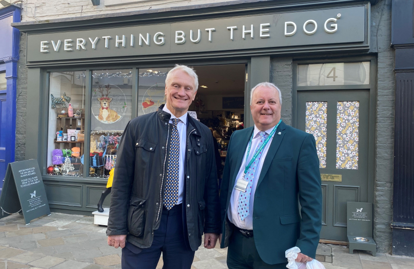 Graham Stuart MP with Councillor David Elvidge