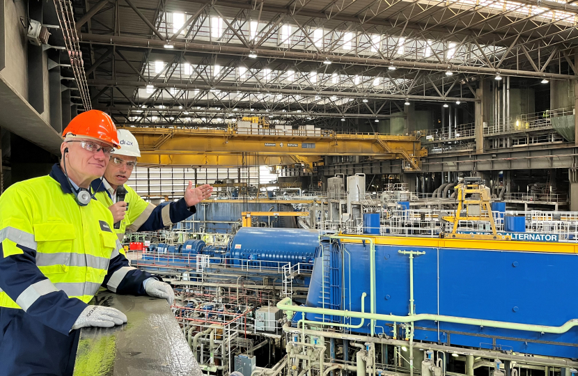 Graham Stuart Visits Drax Power Station