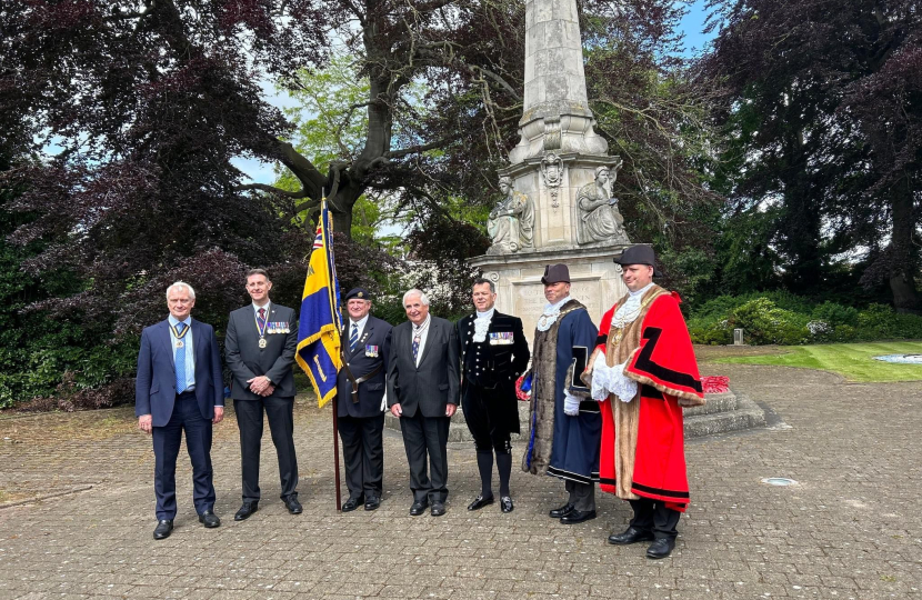 Graham at Royal British Legion D-Day Wreath Laying Ceremony