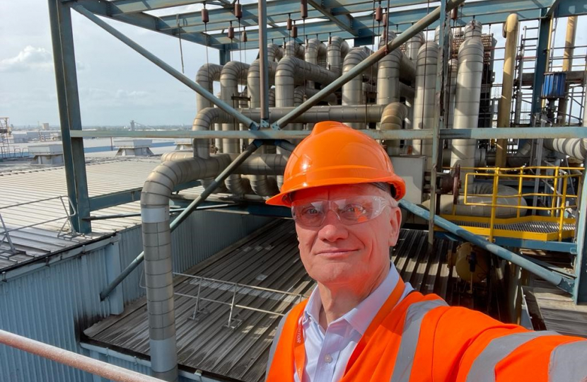 Graham Stuart MP at Saltend Chemicals Park