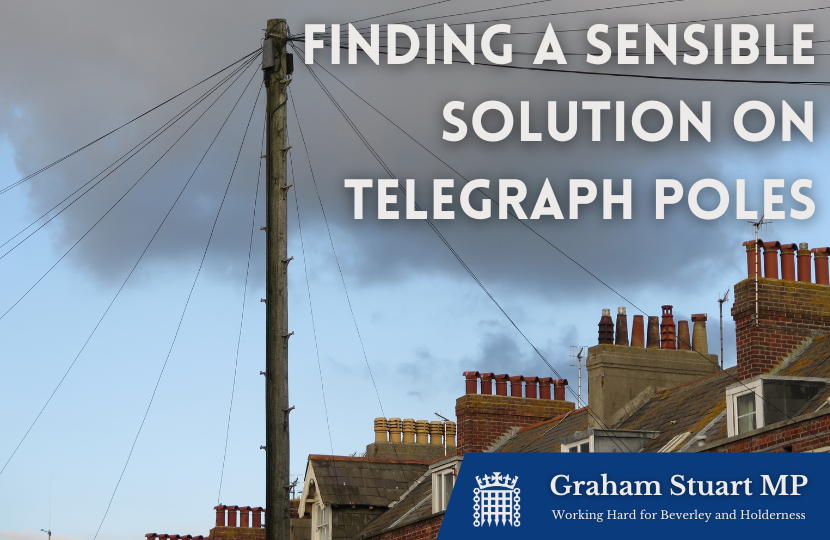 Finding a sensible solution on telegraph poles