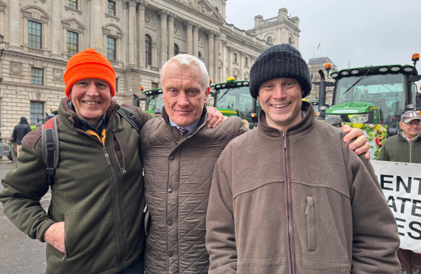 Tudor Williams, Graham Stuart MP and Owen Williams at Farmer Protest.jpeg