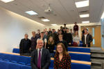 Graham Stuart MP with President of Hull Politics Society and Hull University Students