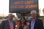 L-R: Cllr David Elvidge, Cllr Kerri Harold and Graham Stuart MP