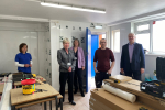 L-R - Claudine Robinson (SHoRes Centre, community pantry manager), Cllr Lyn Healing (SHoRes Chair of Trustees), Cllr Claire Holmes, Simon Hartley (SHoRes Centre).jpg