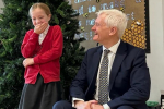 Graham Stuart MP Meeting Angel, the School Eco-President