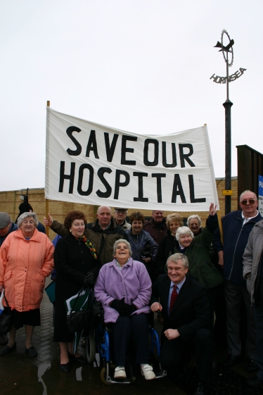 Save our Hospital banner