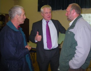 Graham meets with Skeffling residents.