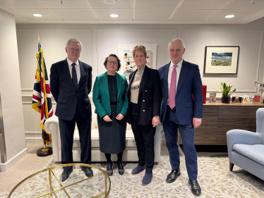 David Davis MP, Catherine McKinnell MP, Cllr Victoria Aitken and Graham Stuart MP