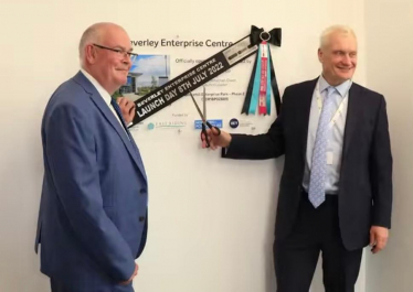 Graham Stuart MP Cuts Ribbon to Open Beverley Enterprise Centre