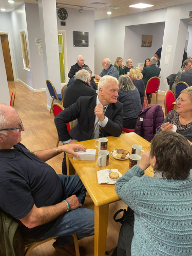 Graham Stuart Speaking to Residents Withernsea